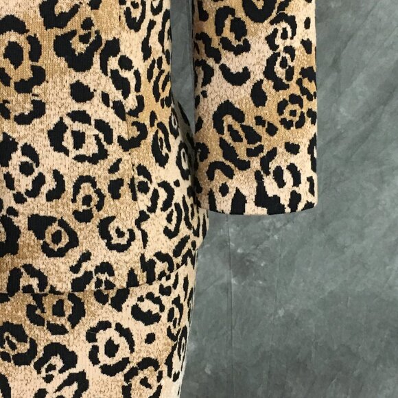 BEAUTIFUL St John collection knit black beige multi jacket skirt suit size 4 - Picture 6 of 9